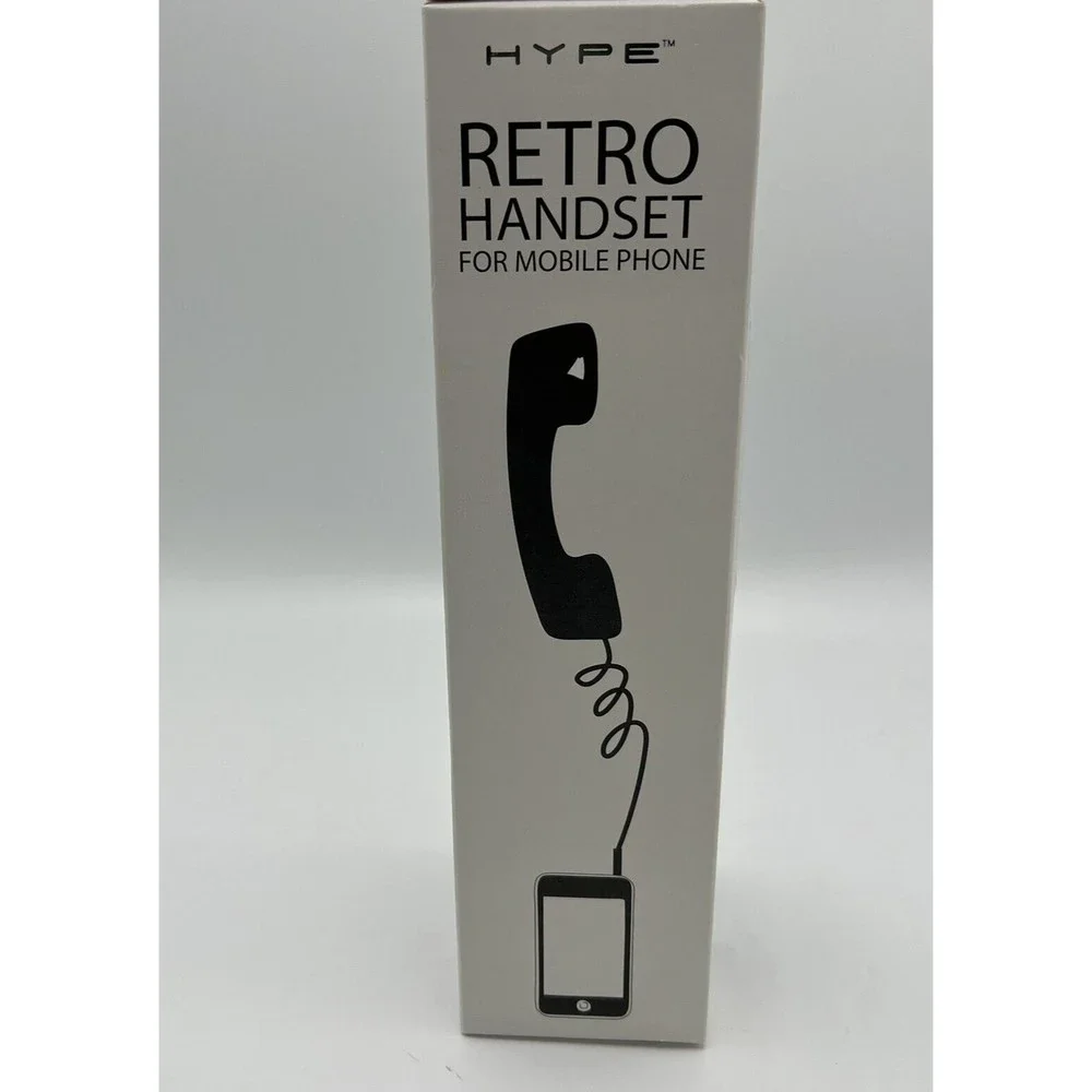 Hype Retro Handheld Handset for Mobile Phone One Touch Answer HY 705‎ BLK Black